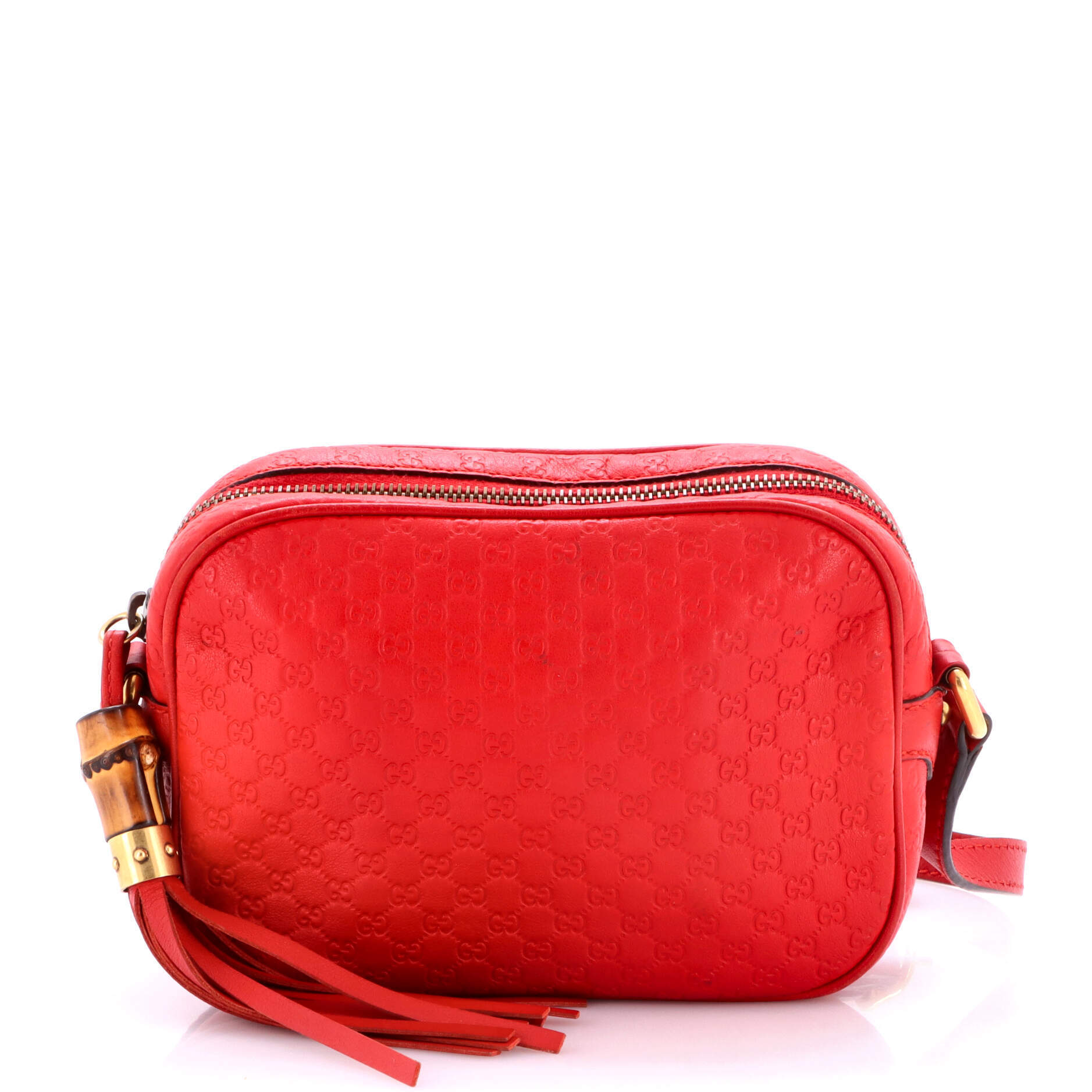 Gucci Small Sunshine Disco Crossbody Bag Microguccissima Leather